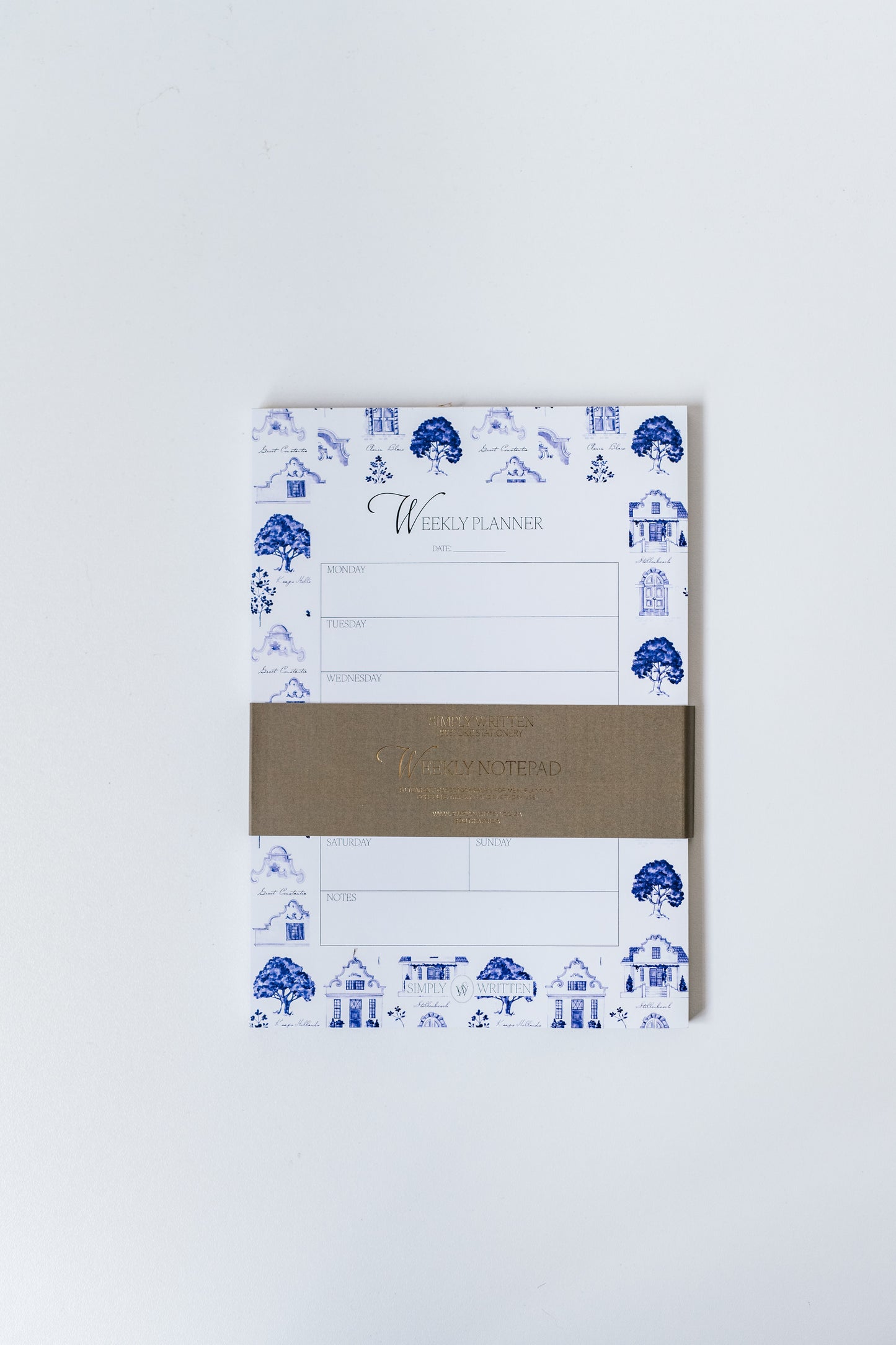 A5 Weekly Planner - Cape Dutch