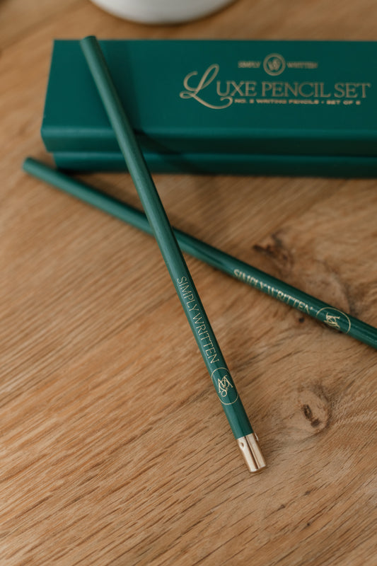 Luxury Pencil Set - Emerald