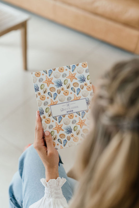 2026 Daily Planner - Cape Shells