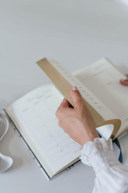 2026 Luxury Daily Planner - Navy