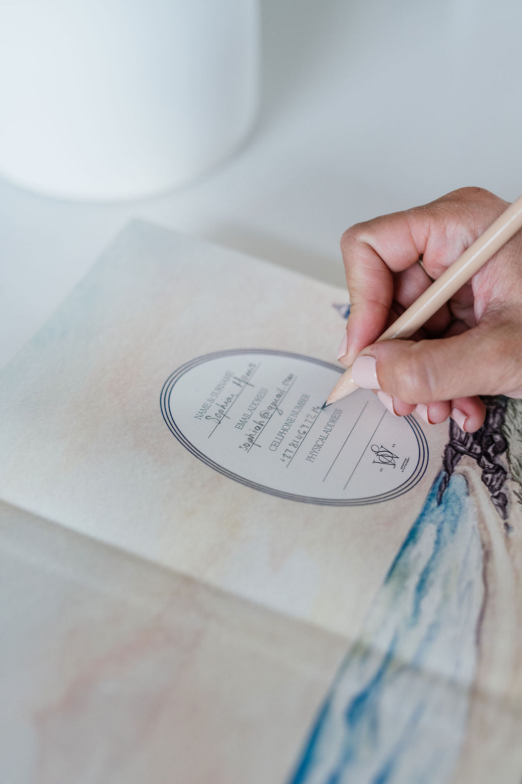 2026 Luxury Daily Planner - Navy