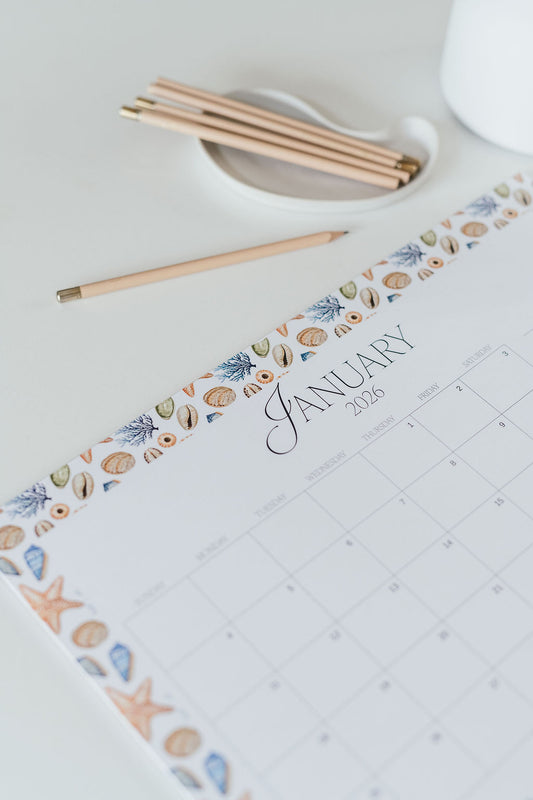 2026 Desk Planner - Shoreline