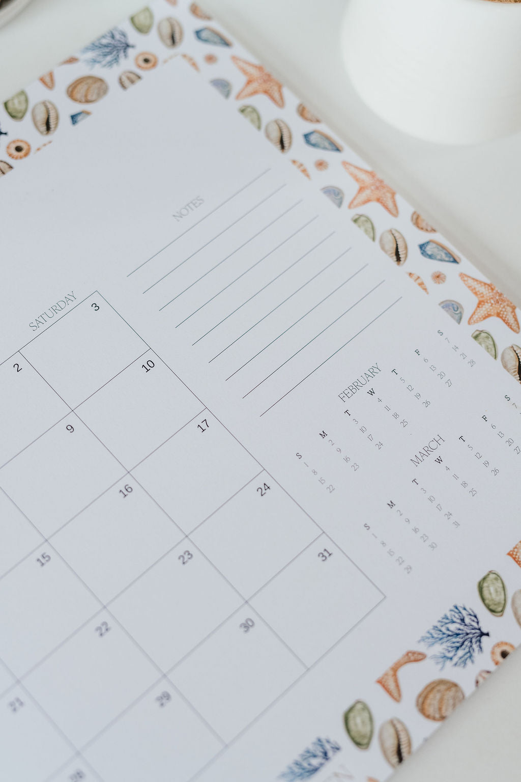 2026 Desk Planner - Shoreline