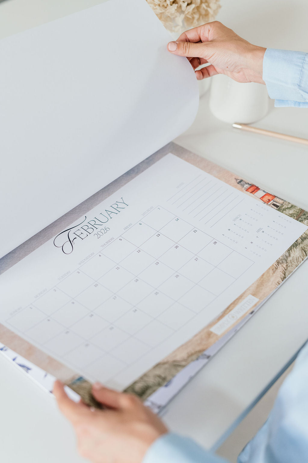 2026 Desk Planner - Shoreline