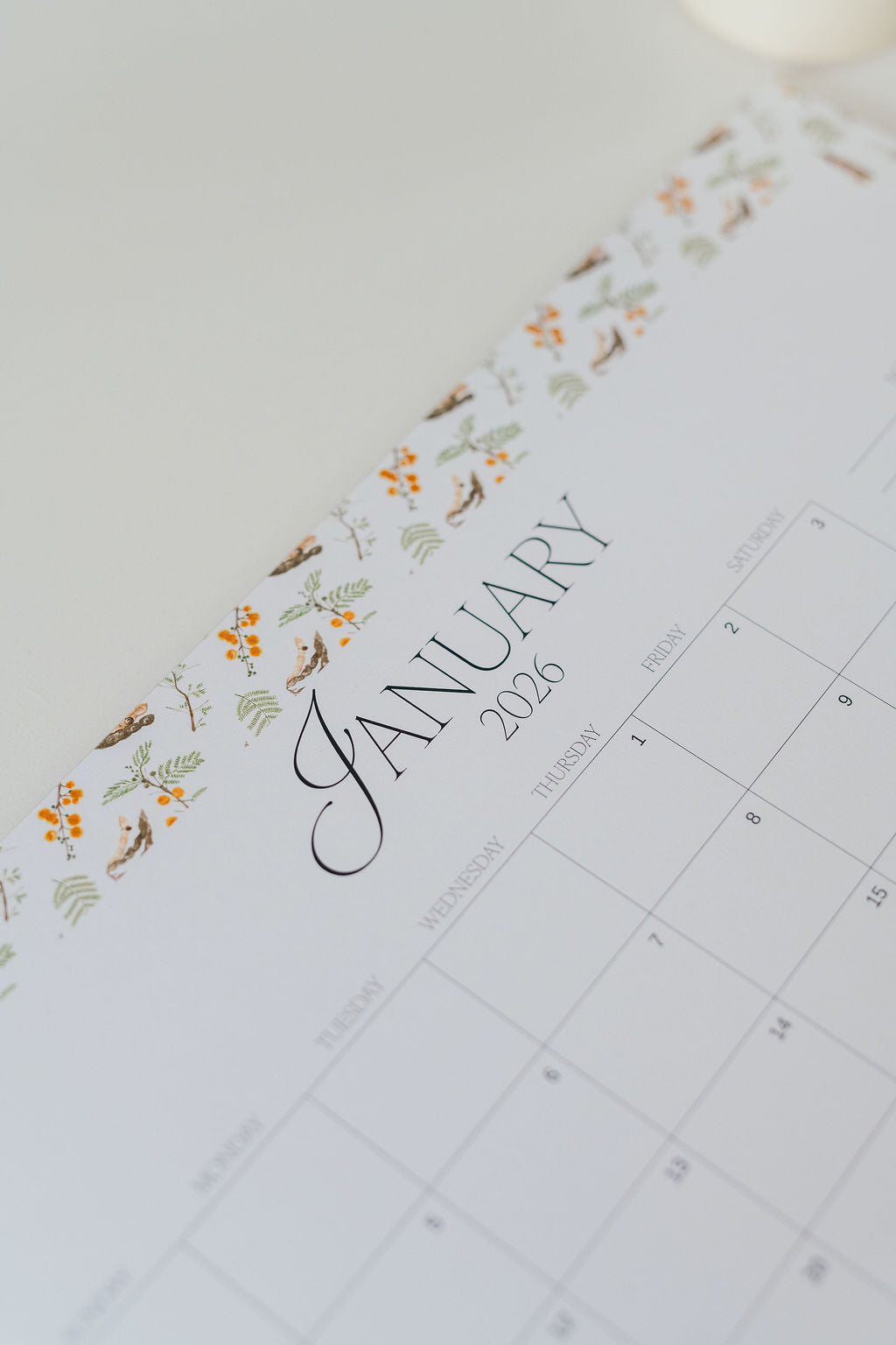 2026 Desk Planner - Wildwood