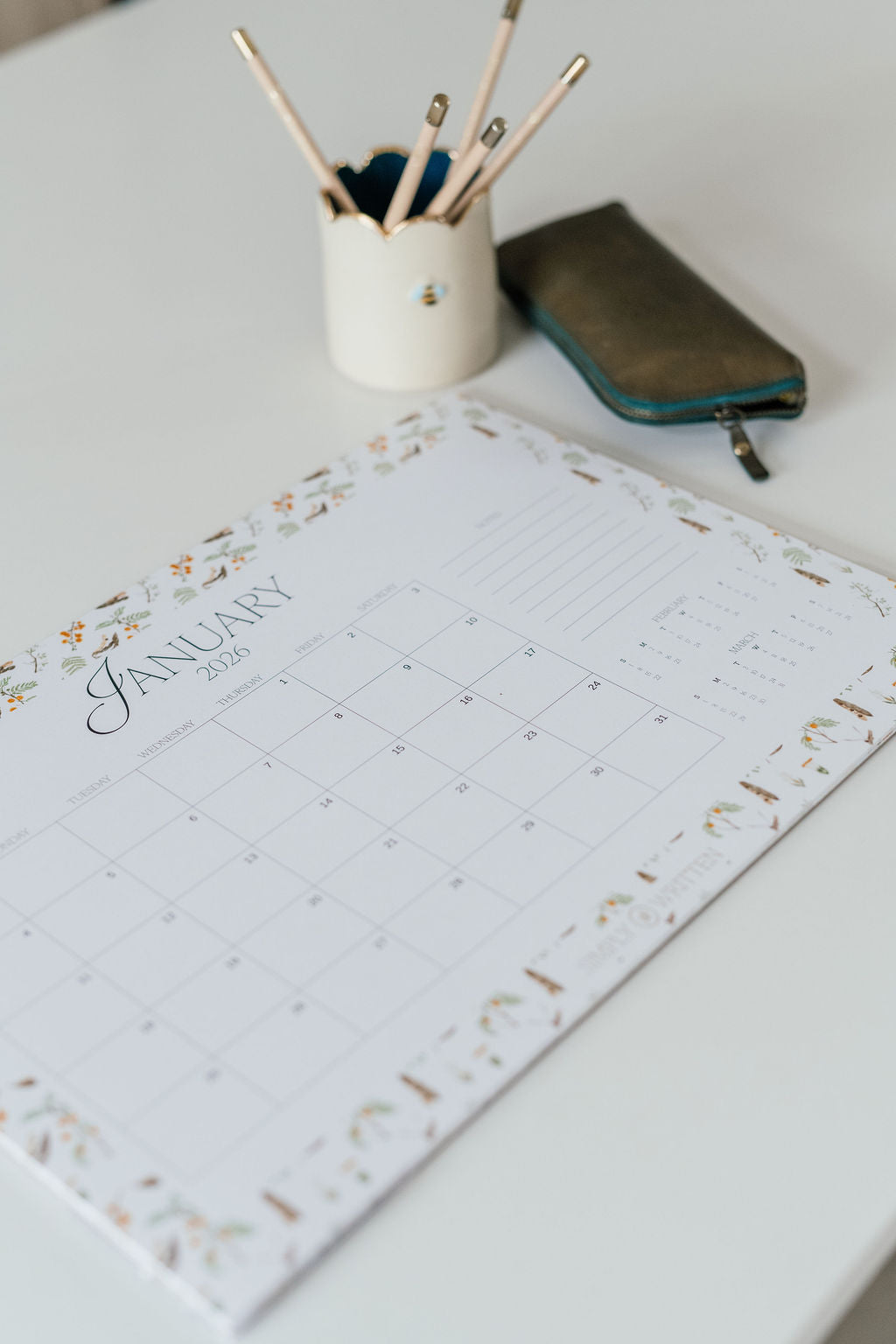 2026 Desk Planner - Wildwood