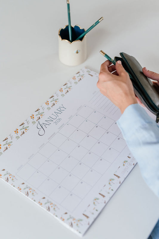 2026 Desk Planner - Wildwood