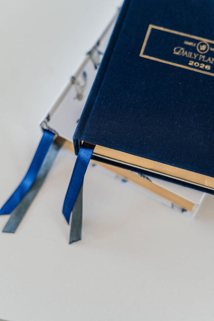 2026 Luxury Daily Planner - Navy