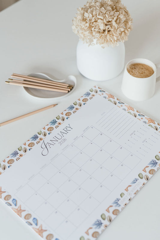 2026 Desk Planner - Shoreline