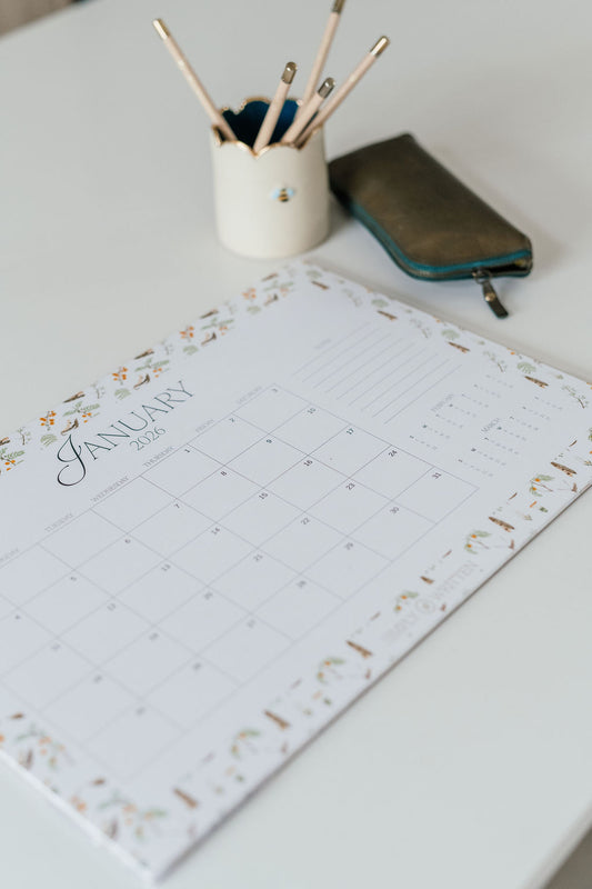 2026 Desk Planner - Wildwood
